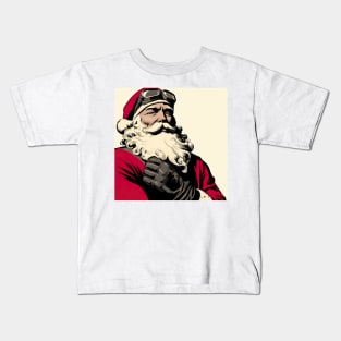 Santa Daddy, Leather Man Kids T-Shirt